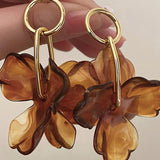 NÁUŠNICE S PRÍVESKOM KVETU