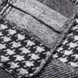 Leo | Pánska vesta z patchwork tweedu s herringbone vzorom