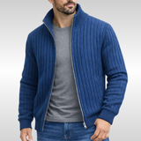 Tiberius™ – Elegantný cardigan so zipsom