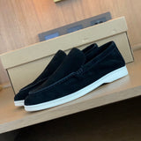 Tomáš – Elegantné Casual Semišové Pánske Slipony