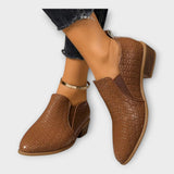 Veronika – Elegantné Slip-On Topánky s Nízkych Opätkom