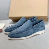 Tomáš – Elegantné Casual Semišové Pánske Slipony