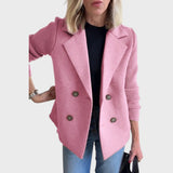 Emma - Elegantný blazer s pletenými rukávmi