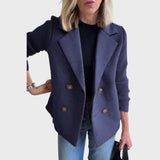 Emma - Elegantný blazer s pletenými rukávmi