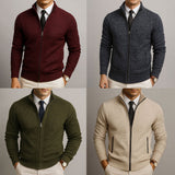 Jake – Cardigan so zipsom z merino vlny